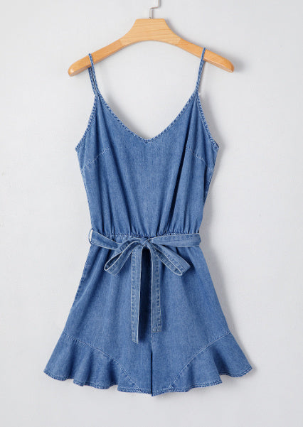 Combinaison Chambray Ashleigh Bleue