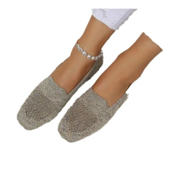 Baskets Plates d’Été pour Femme – Bout Rond, Style Décontracté et Confortable