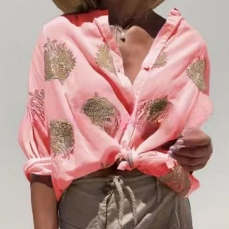 Chemise Imprimée – Élégance et Confort Tous les Jours