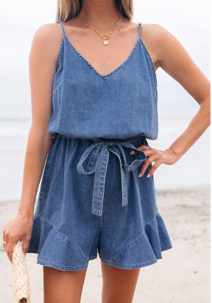 Combinaison Chambray Ashleigh Bleue