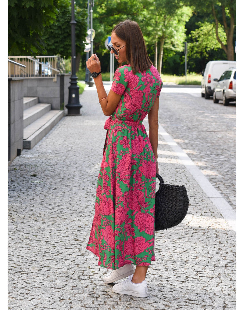 Robe de Plage Imprimée à la Mode pour Femmes