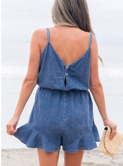 Combinaison Chambray Ashleigh Bleue