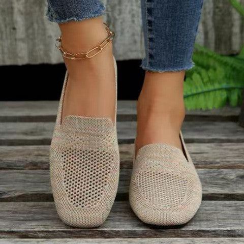 Baskets Plates d’Été pour Femme – Bout Rond, Style Décontracté et Confortable