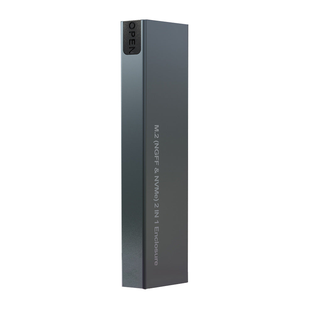 10Gbps Dual Protocol M.2 Hard Disk Enclosure NVME
