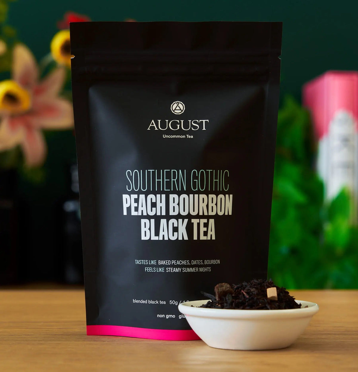 Peach bourbon black tea