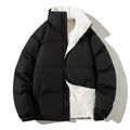 Plush-Lined Stand Collar Winter Jacket – Unisex