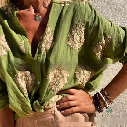 Chemise Imprimée  – Élégance et Confort Tous les Jours