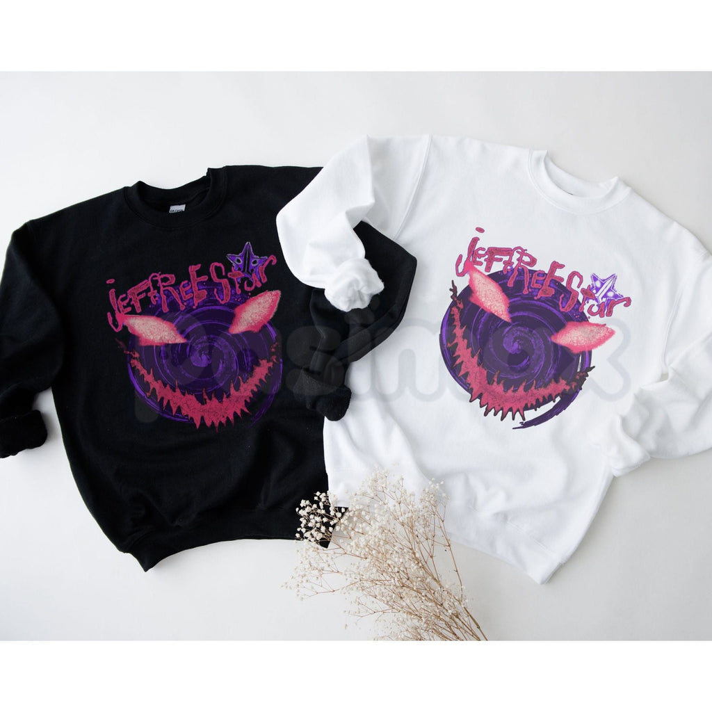 Sinister Smile Dark Aesthetic Graphic Sweatshirt