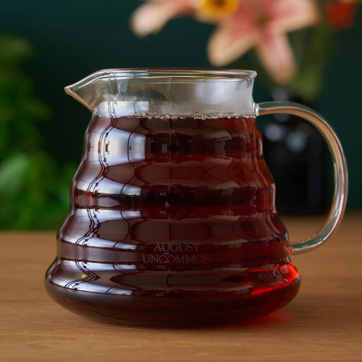 Two cup glass teapot