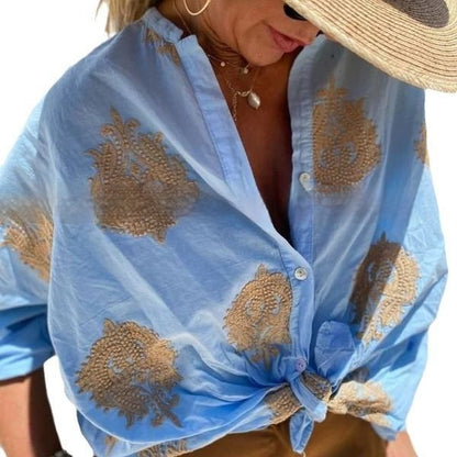 Chemise Imprimée  – Élégance et Confort Tous les Jours