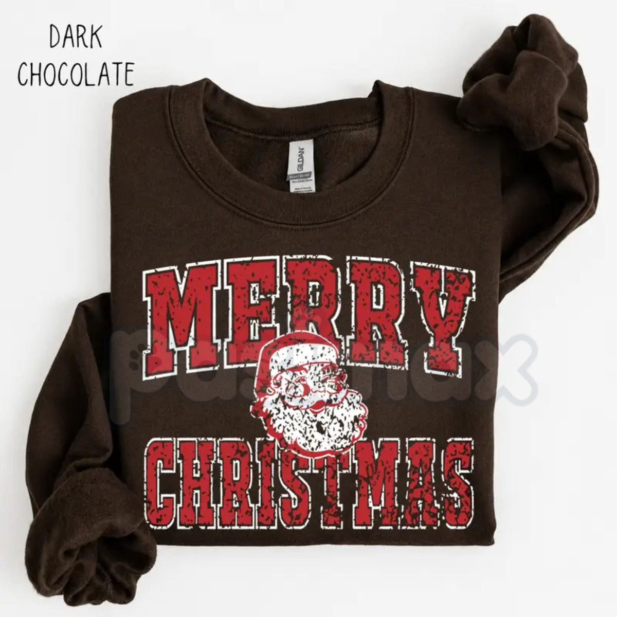 Vintage Santa Merry Christmas Sweatshirt
