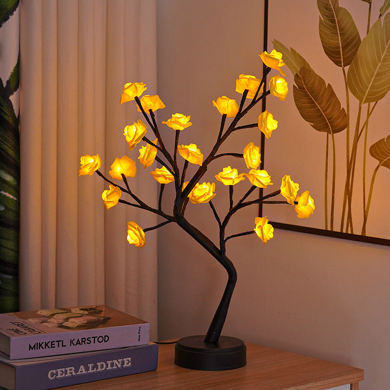 Rose Flower Tree Fairy Night Light