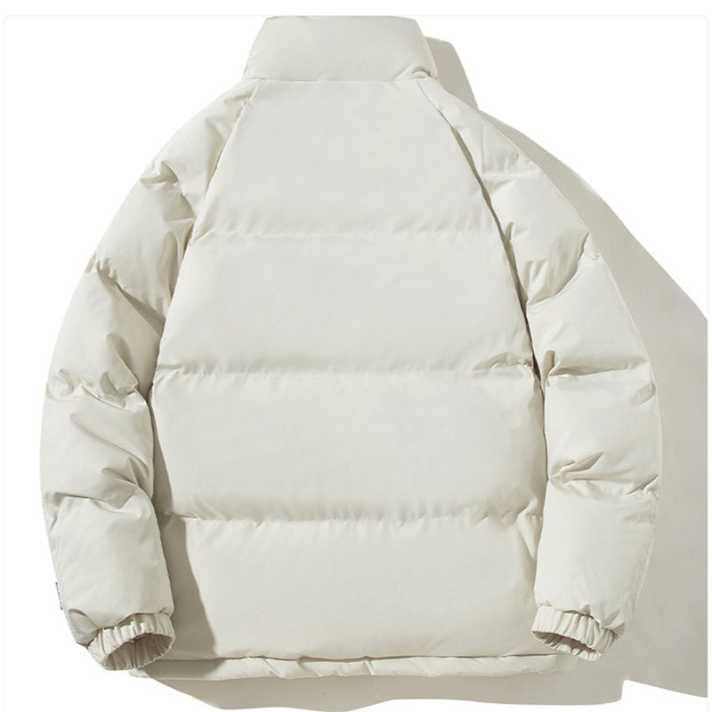 Plush-Lined Stand Collar Winter Jacket – Unisex