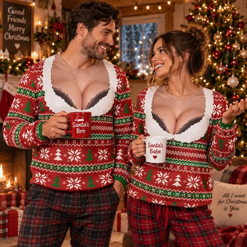 Funny Ugly Christmas Sweater – Unisex Holiday Party Jumper
