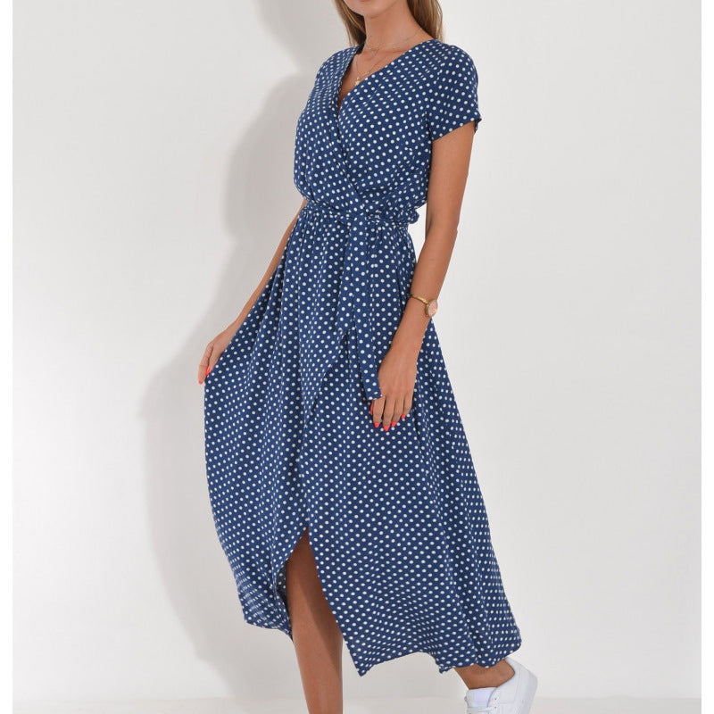 Robe de Plage Imprimée à la Mode pour Femmes