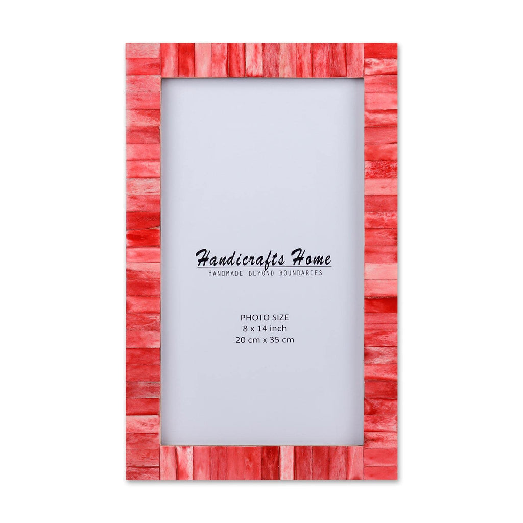 Classic Red Bone Inlay Poster Frame | Multiple Sizes
