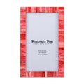 Classic Red Bone Inlay Poster Frame | Multiple Sizes
