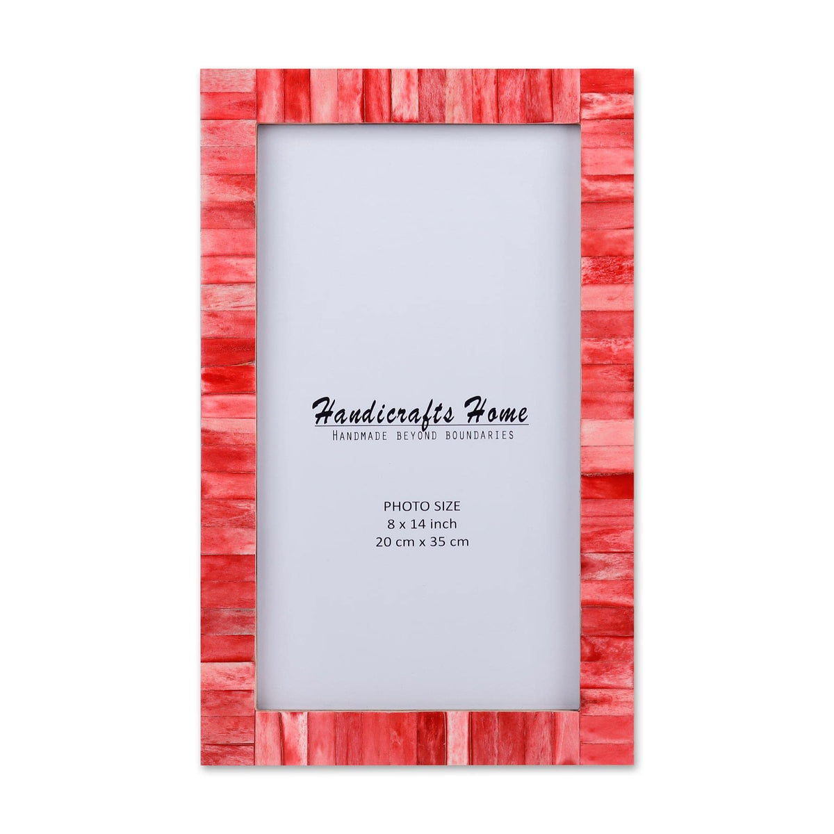 Classic Red Bone Inlay Poster Frame | Multiple Sizes