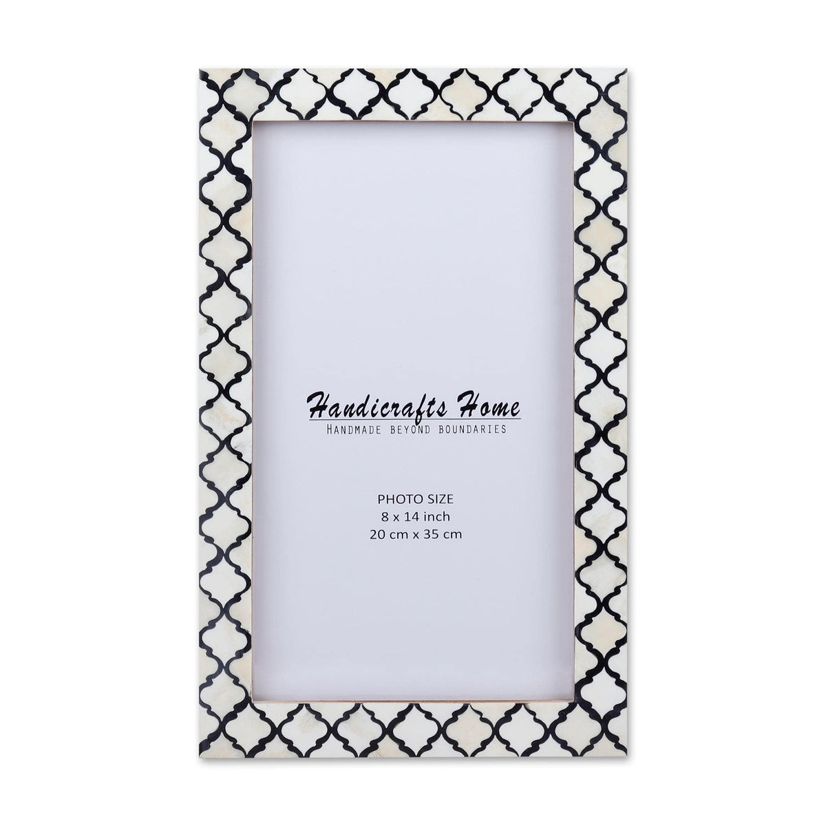 Moroccan Black Bone Inlay Poster Frame | Multiple Sizes