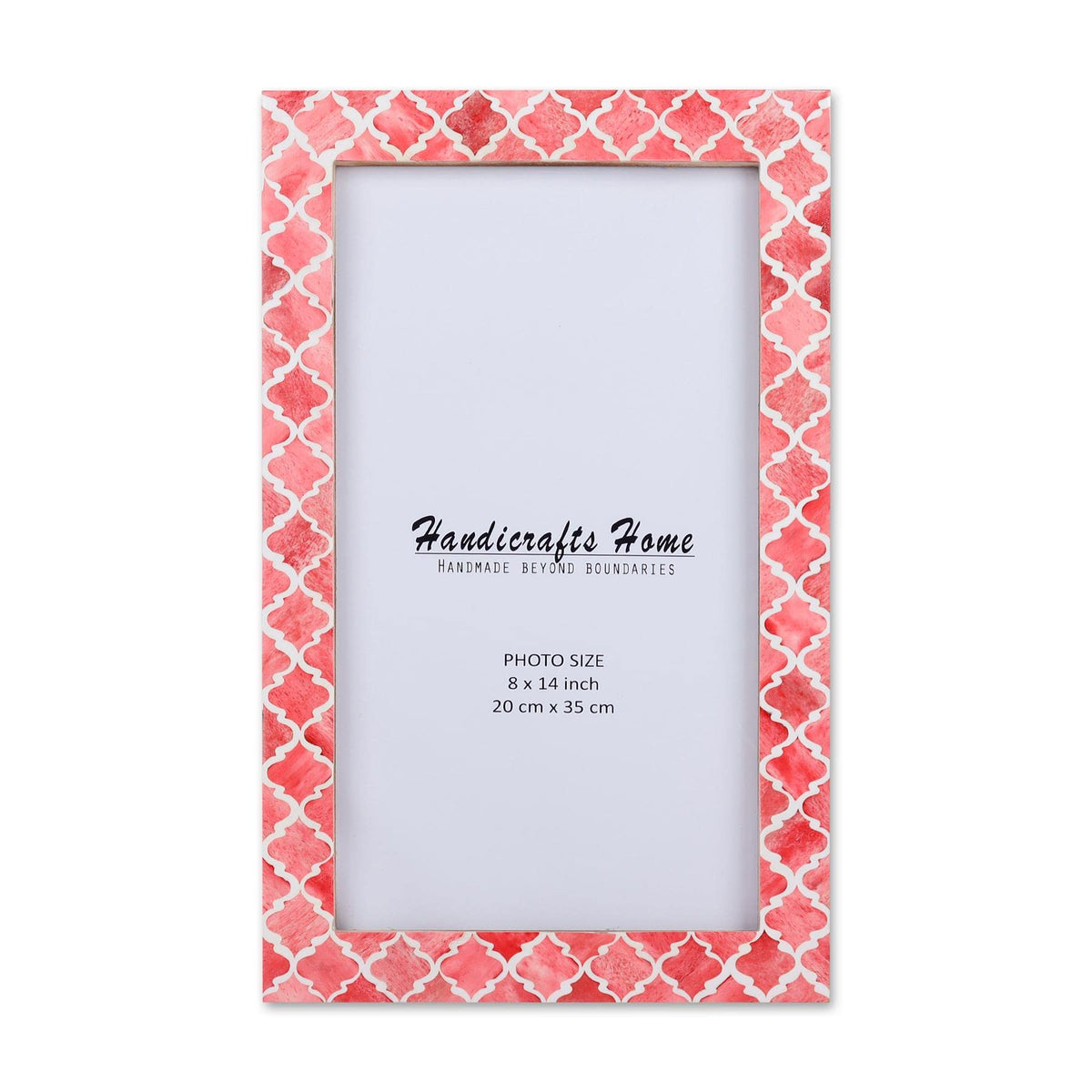 Moroccan Red Bone Inlay Poster Frame | Multiple Sizes