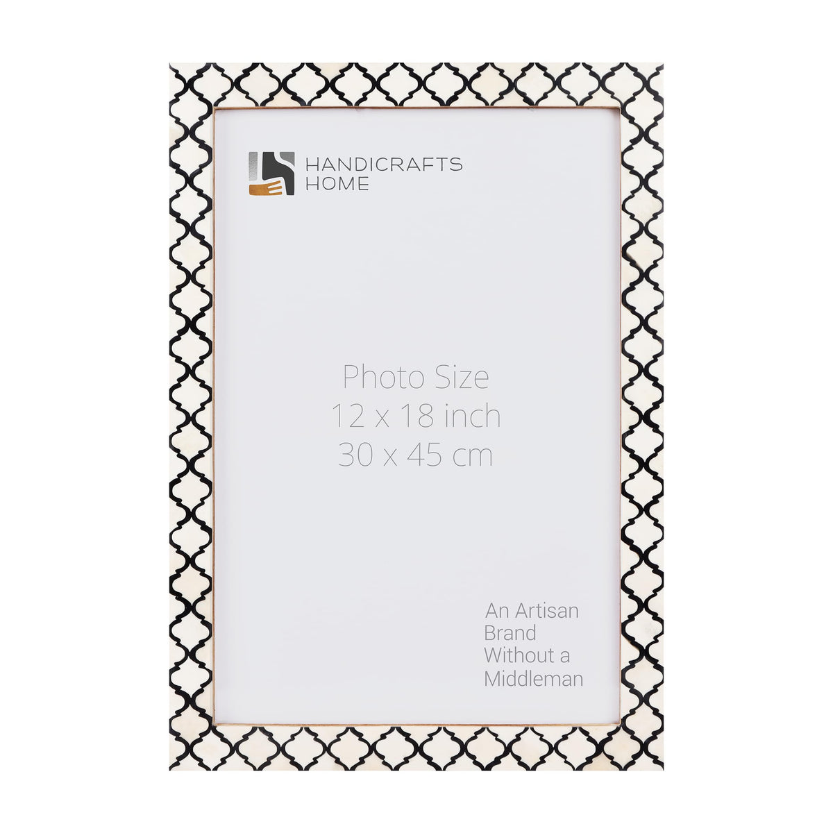 Moroccan Black Bone Inlay Poster Frame | Multiple Sizes