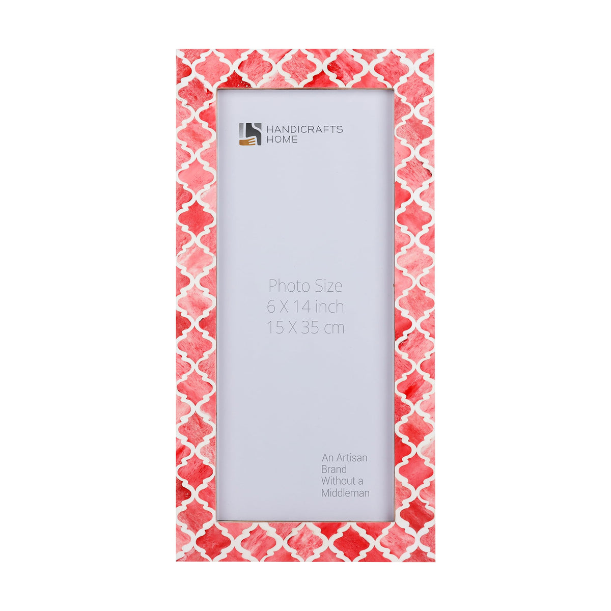 Moroccan Red Bone Inlay Poster Frame | Multiple Sizes