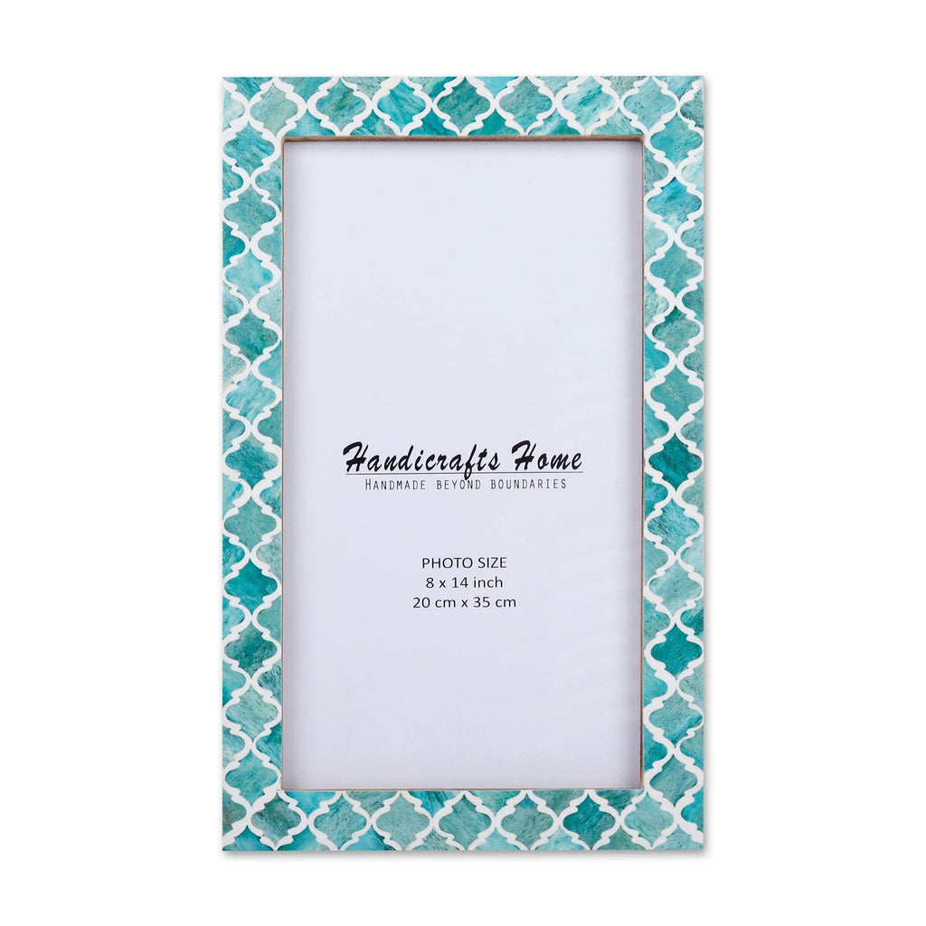 Moroccan Green Bone Inlay Poster Frame | Multiple Sizes