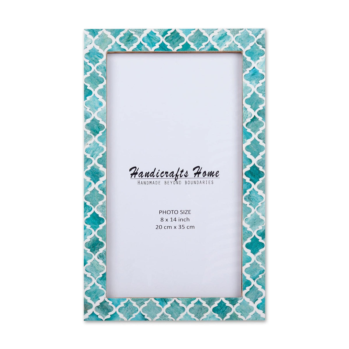 Moroccan Green Bone Inlay Poster Frame | Multiple Sizes