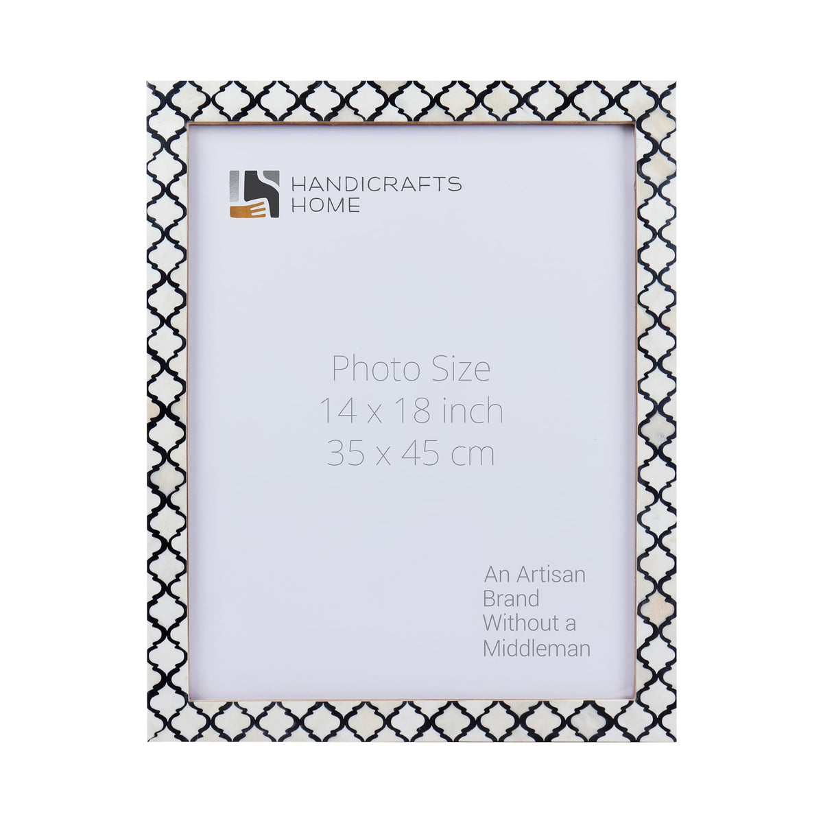 Moroccan Black Bone Inlay Poster Frame | Multiple Sizes