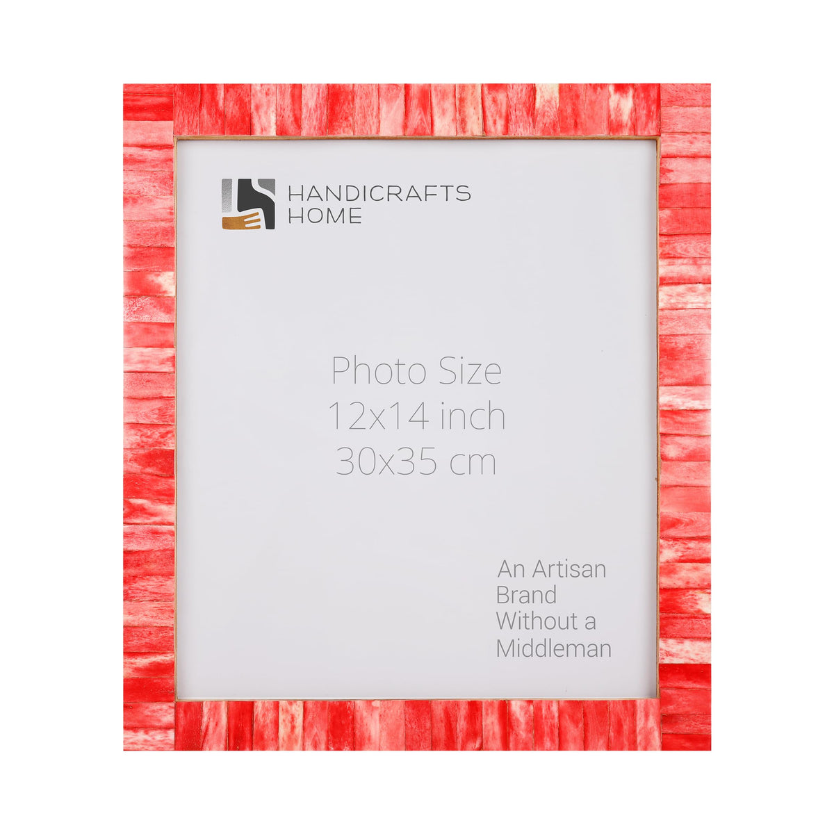Classic Red Bone Inlay Poster Frame | Multiple Sizes