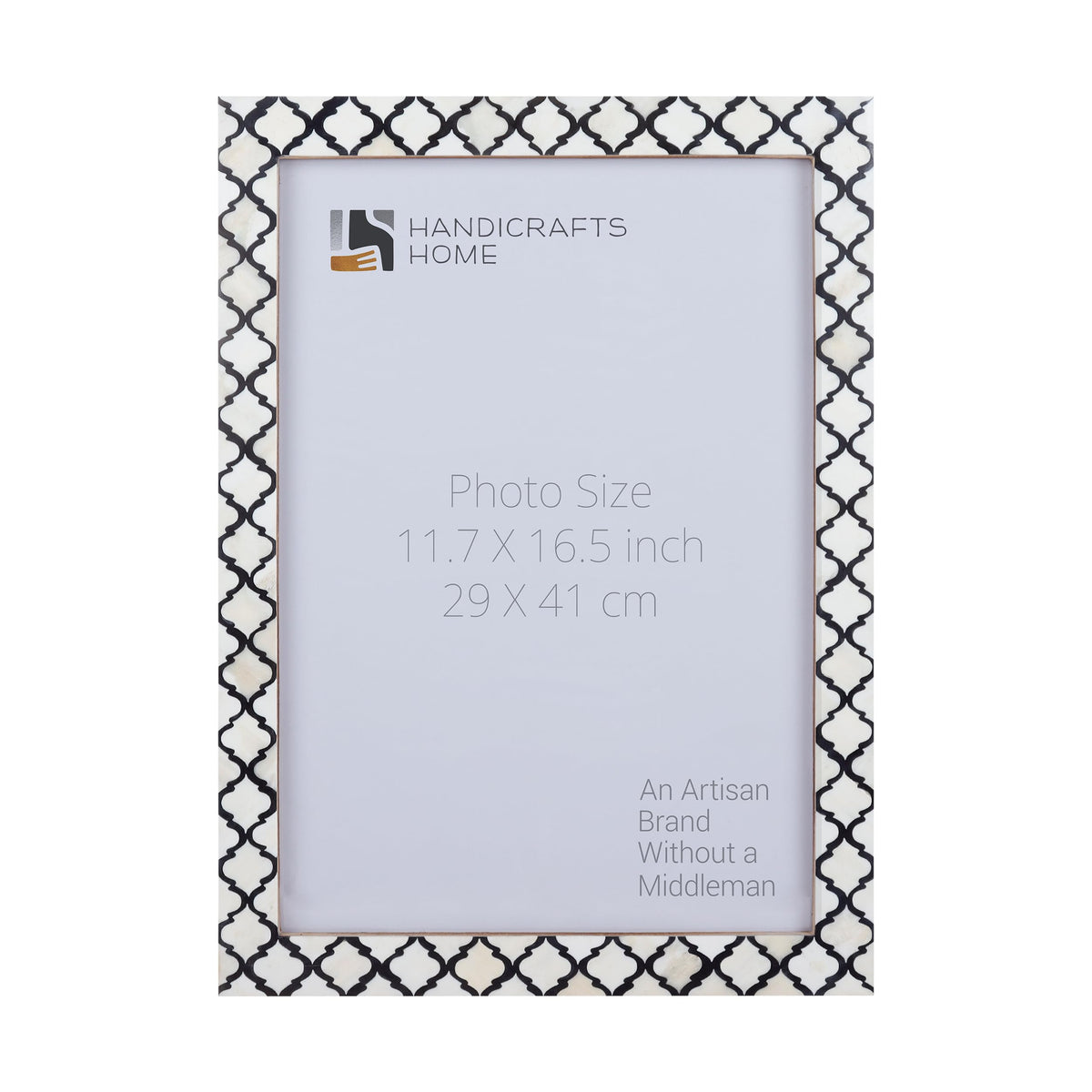 Moroccan Black Bone Inlay Poster Frame | Multiple Sizes