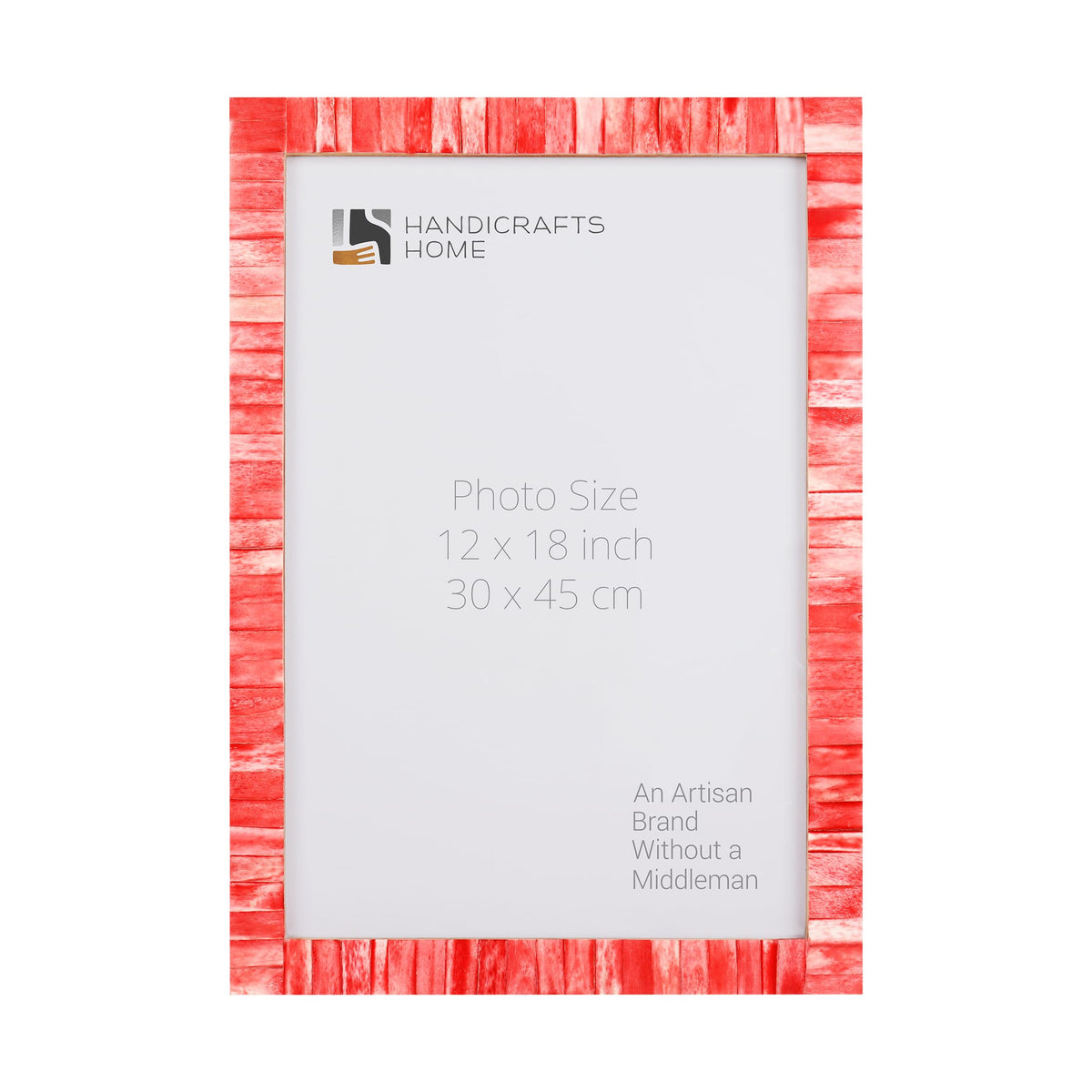 Classic Red Bone Inlay Poster Frame | Multiple Sizes