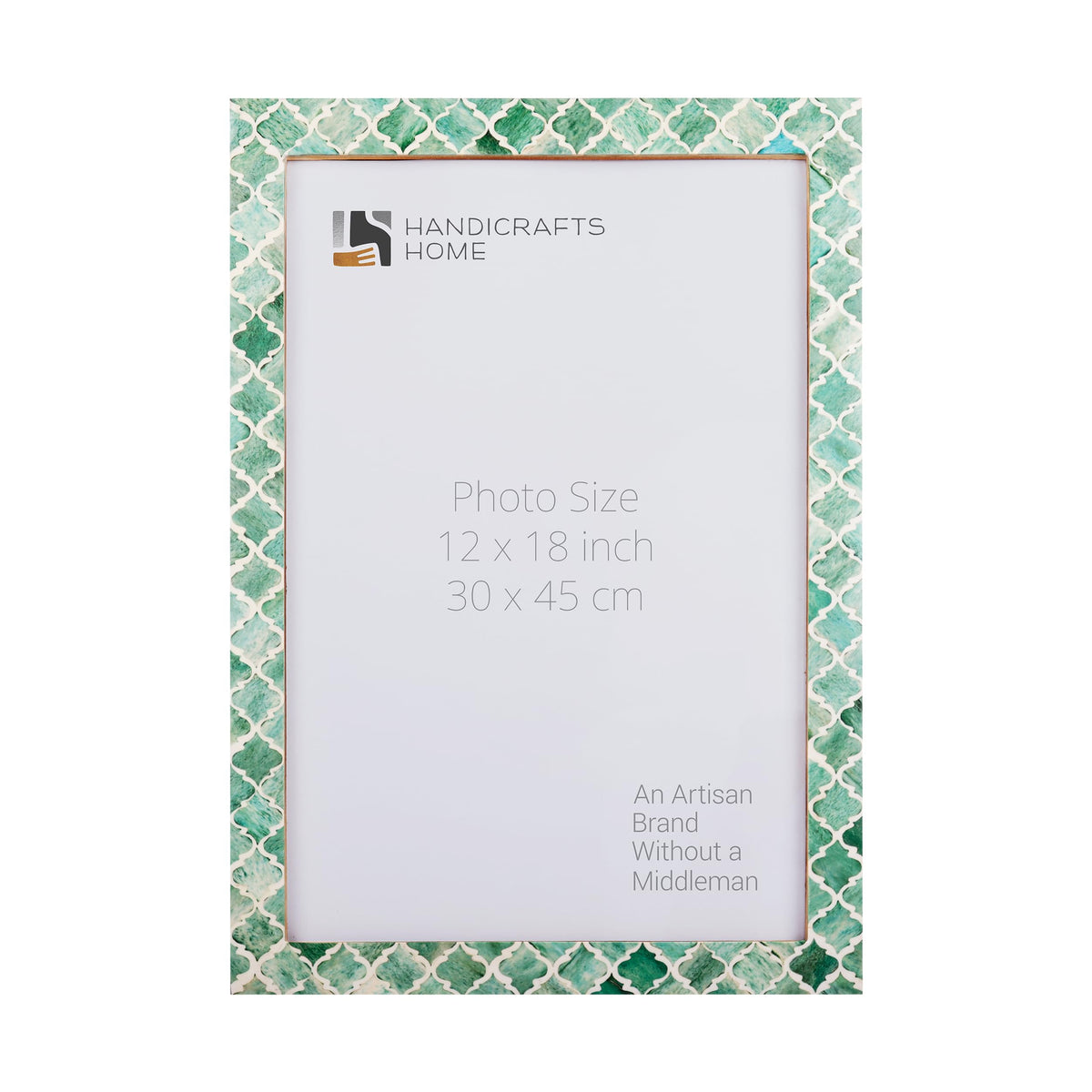 Moroccan Green Bone Inlay Poster Frame | Multiple Sizes
