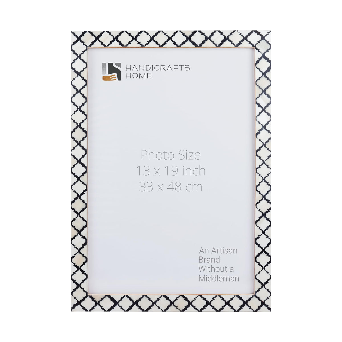 Moroccan Black Bone Inlay Poster Frame | Multiple Sizes