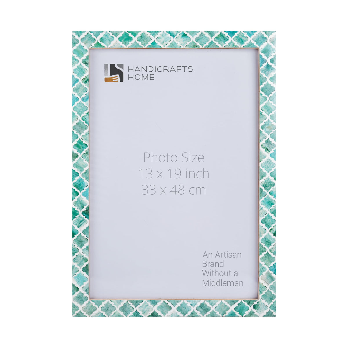 Moroccan Green Bone Inlay Poster Frame | Multiple Sizes