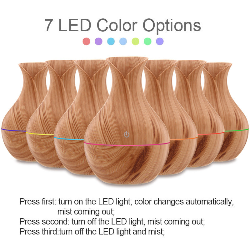 Mini Vase Cool-Mist Humidifier | USB | 8 Finishes