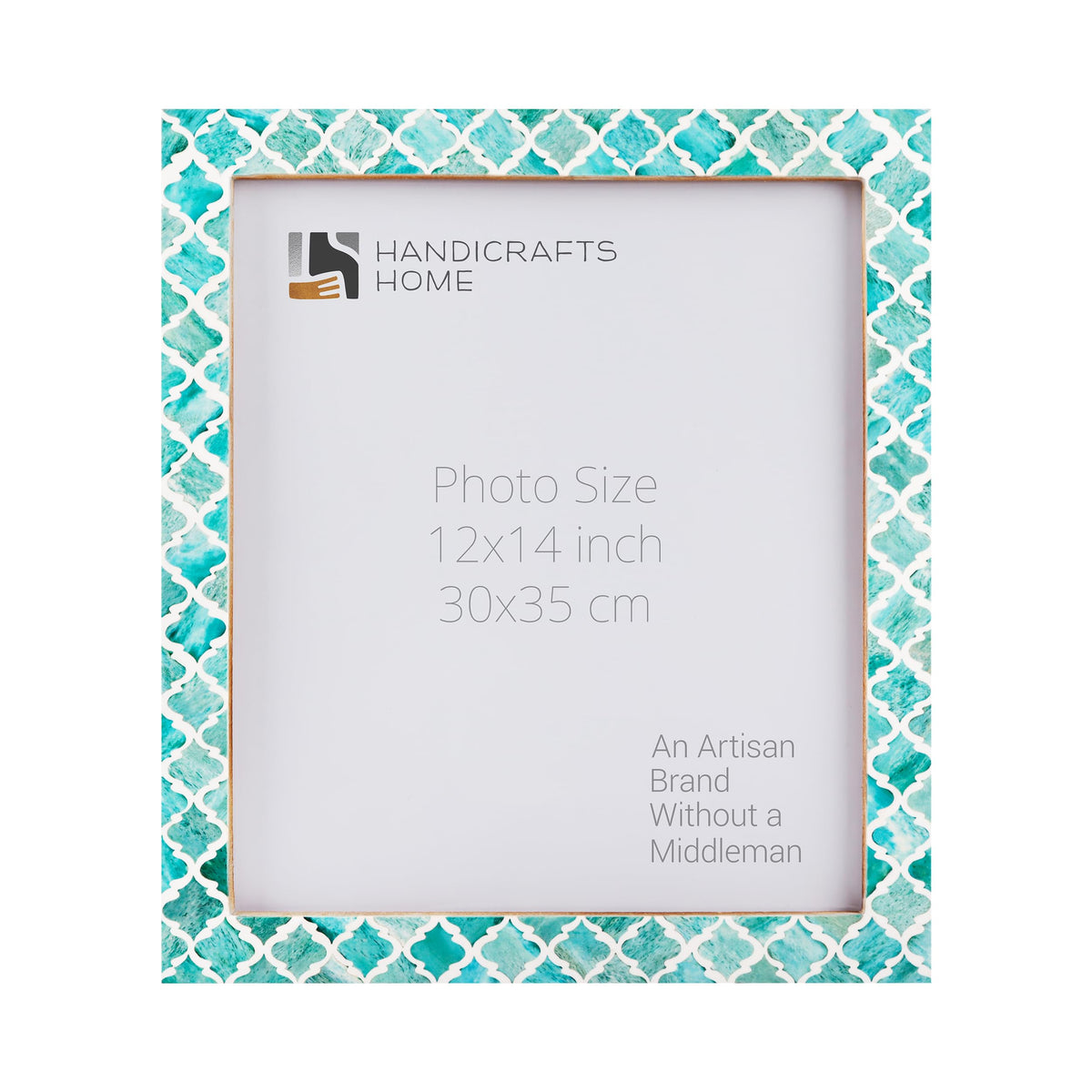 Moroccan Green Bone Inlay Poster Frame | Multiple Sizes
