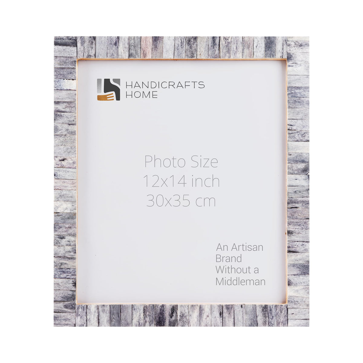 Classic Grey Bone Inlay Poster Frame | Multiple Sizes