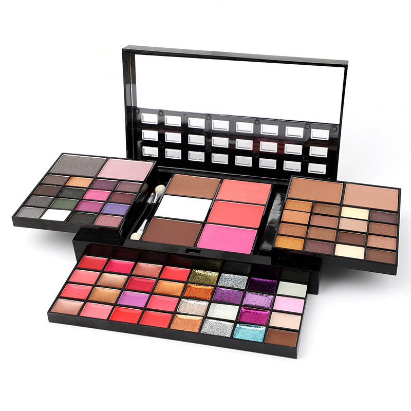 74-Color Makeup Palette – Eyeshadow, Lip Gloss & Blush