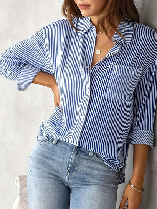 Chemise classique à rayures - L'élégance décontractée