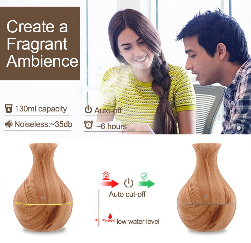 Mini Vase Cool-Mist Humidifier | USB | 8 Finishes