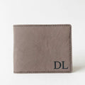 Personalized Monogram Leather Wallet for Men