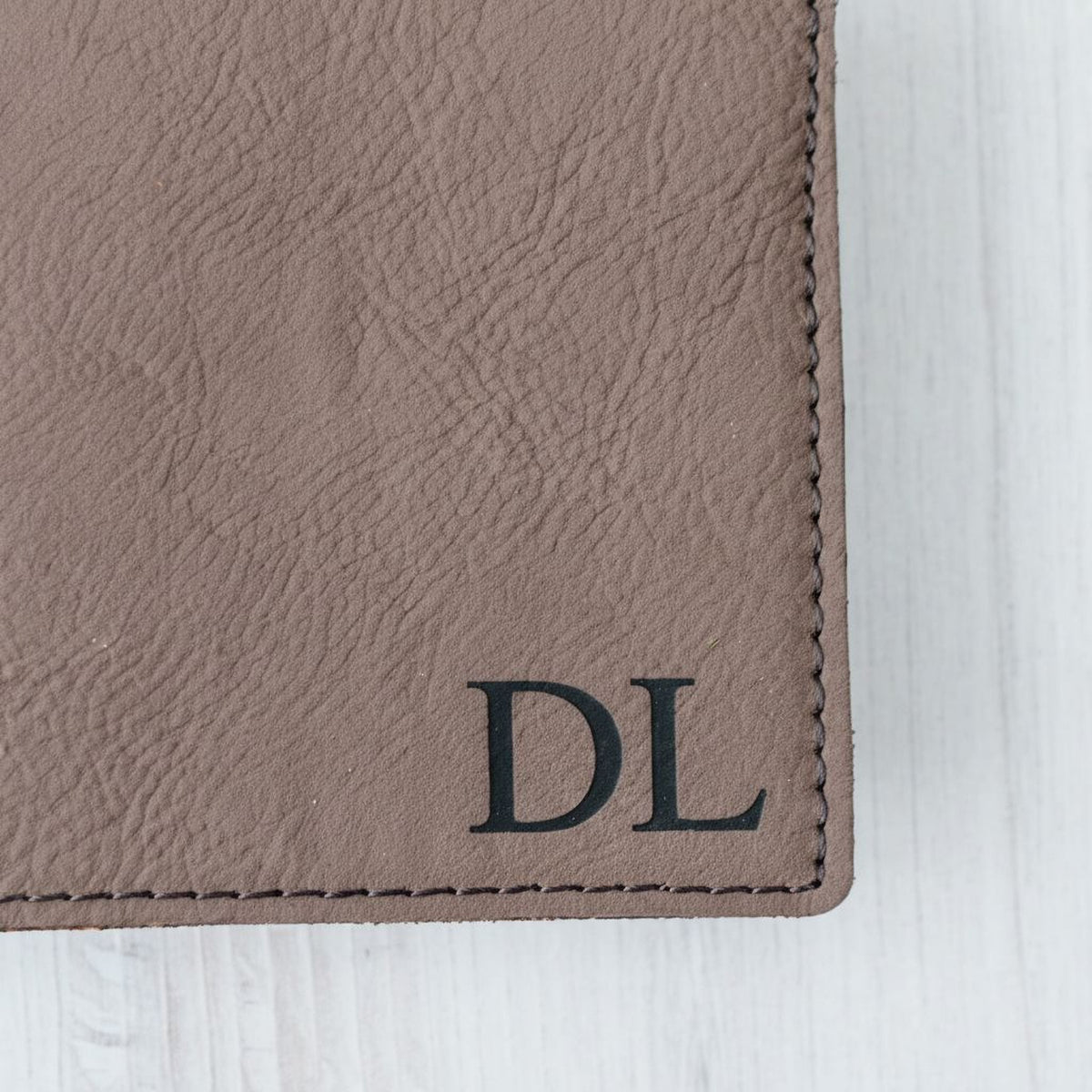Personalized Monogram Leather Wallet for Men