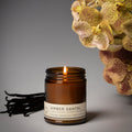 Amber, sandalwood and vanilla soy blend candle