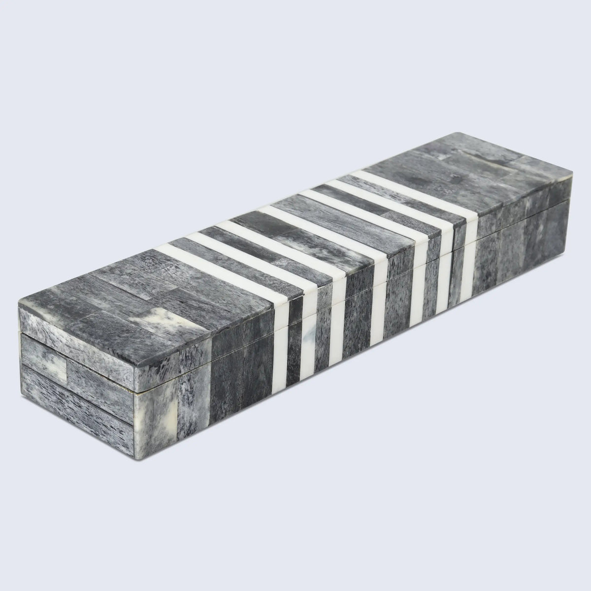 Patisserie Café Grey Bone & Resin Inlay Storage Box | 7 Sizes