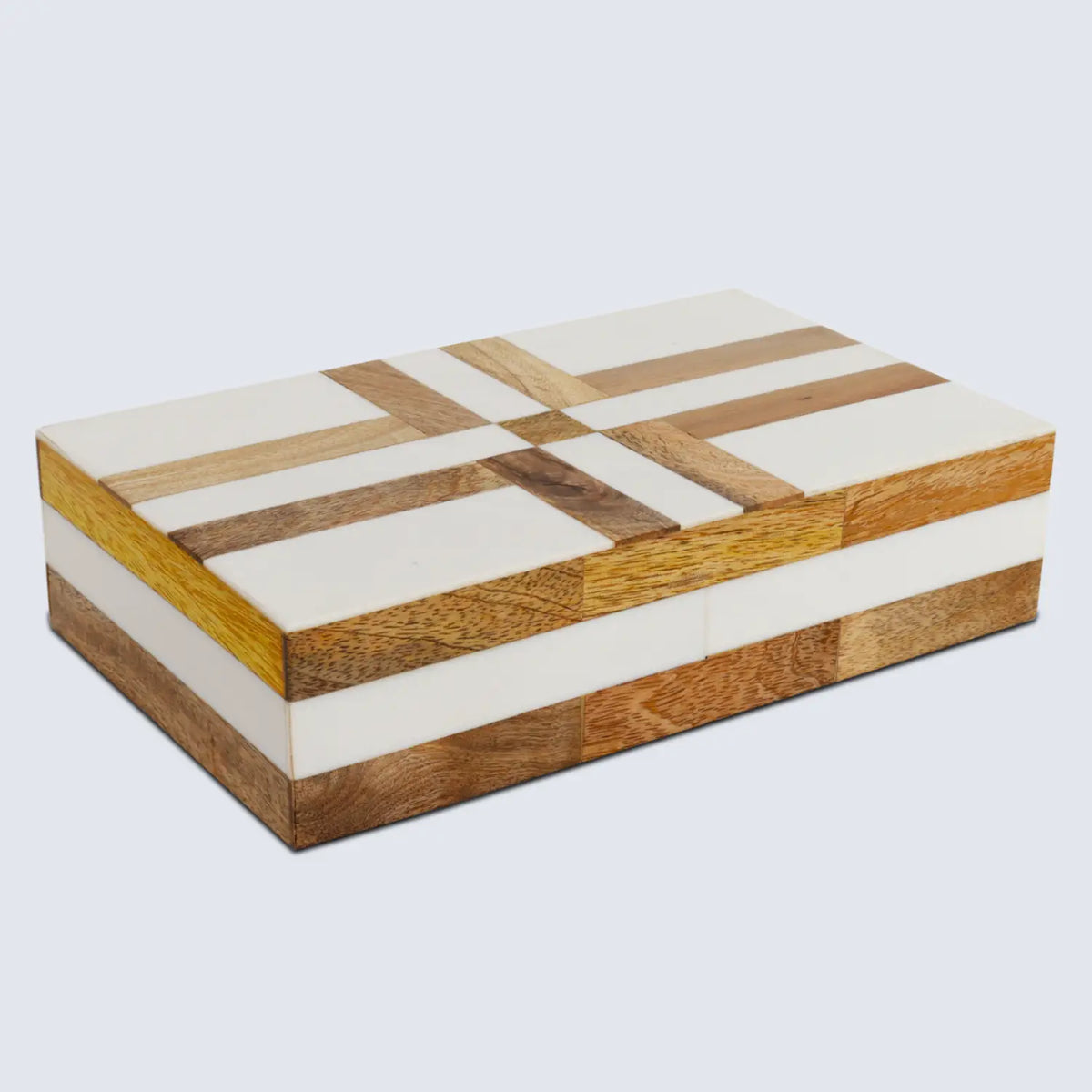 Patisserie Delight Resin & Wood Inlay Storage Box | 7 Sizes