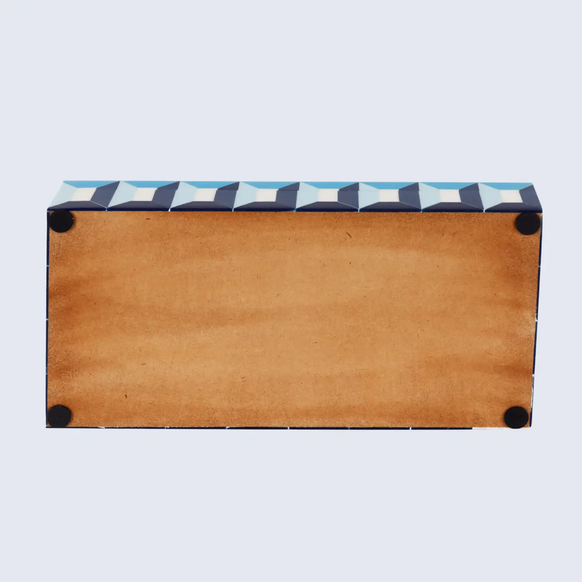 Patisserie Modern Blue Resin Inlay Storage Box | 7 Sizes
