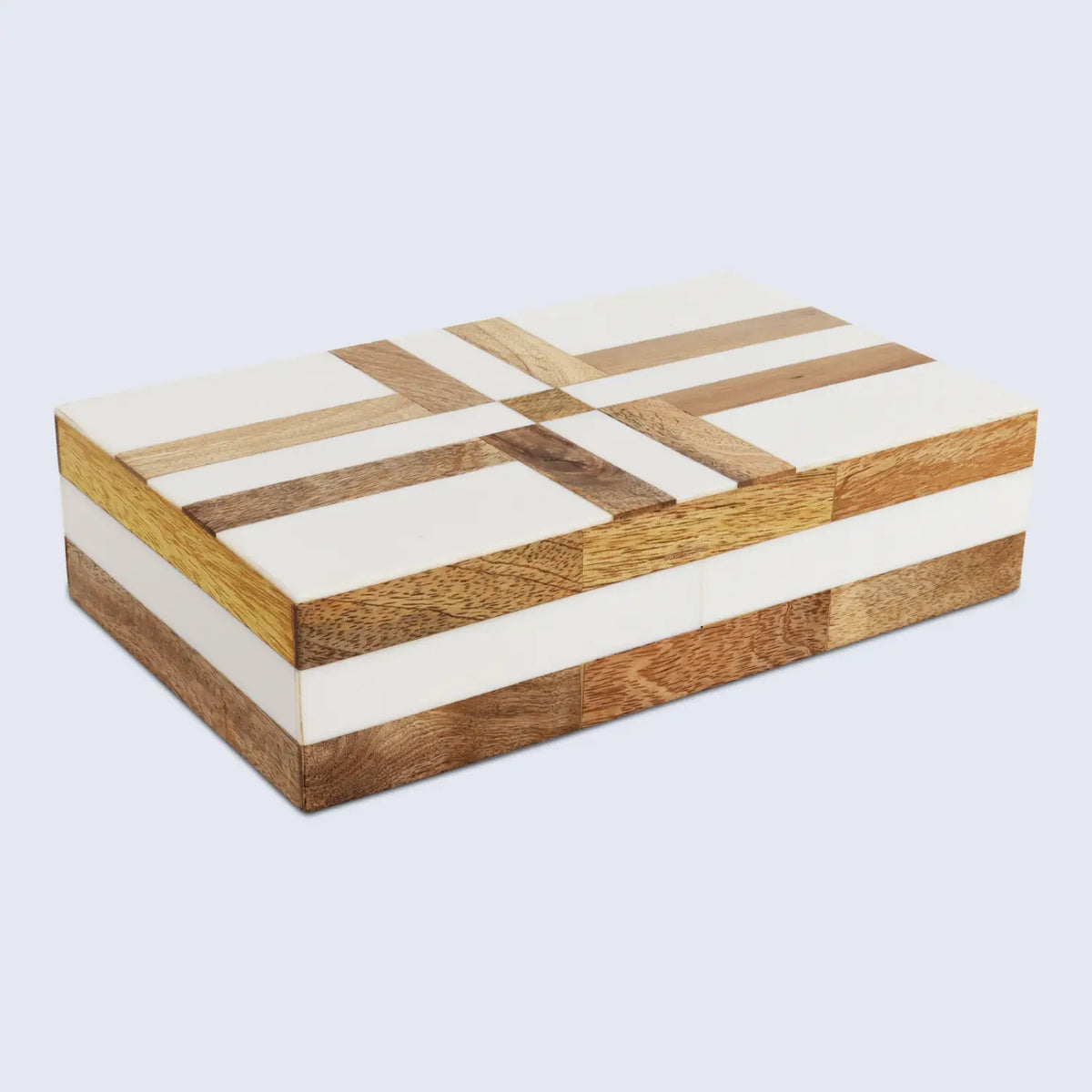 Patisserie Delight Resin & Wood Inlay Storage Box | 7 Sizes