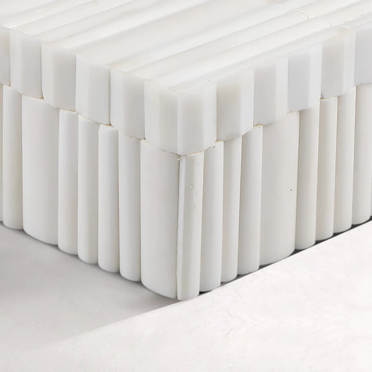 Ivory Stem Bone Inlay Storage Box | 7 Sizes