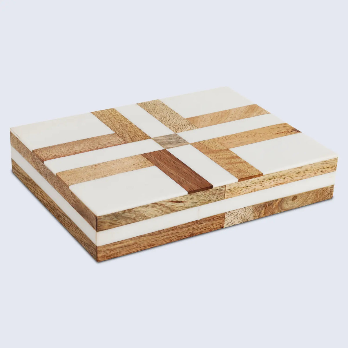 Patisserie Delight Resin & Wood Inlay Storage Box | 7 Sizes